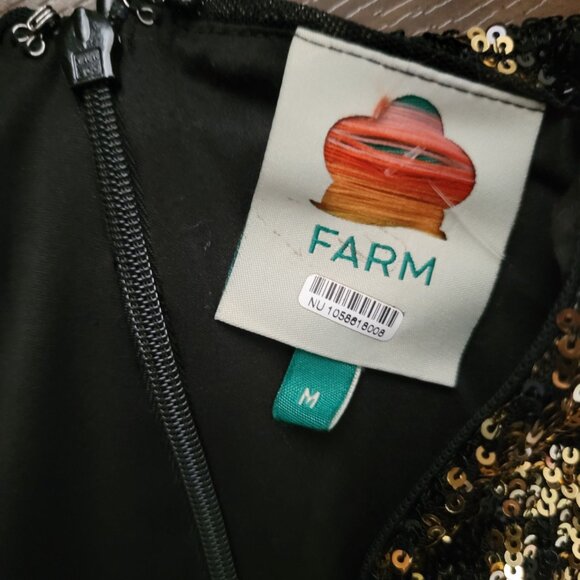 Farm Rio Sunny Mood Sequin Jumpsuit Women M Shimmer Glam Chic Party Flashy Disco - Picture 6 of 10